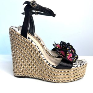 Sophia Webster Riva Espadrille Wedge Sandals 37 UK4 - Preloved
