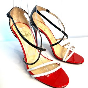 Christian Louboutin Gwynitta 100 Heels Sandals 38.5 UK5.5
